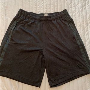 Men’s Charcoal Gray Adidas shorts. Medium.